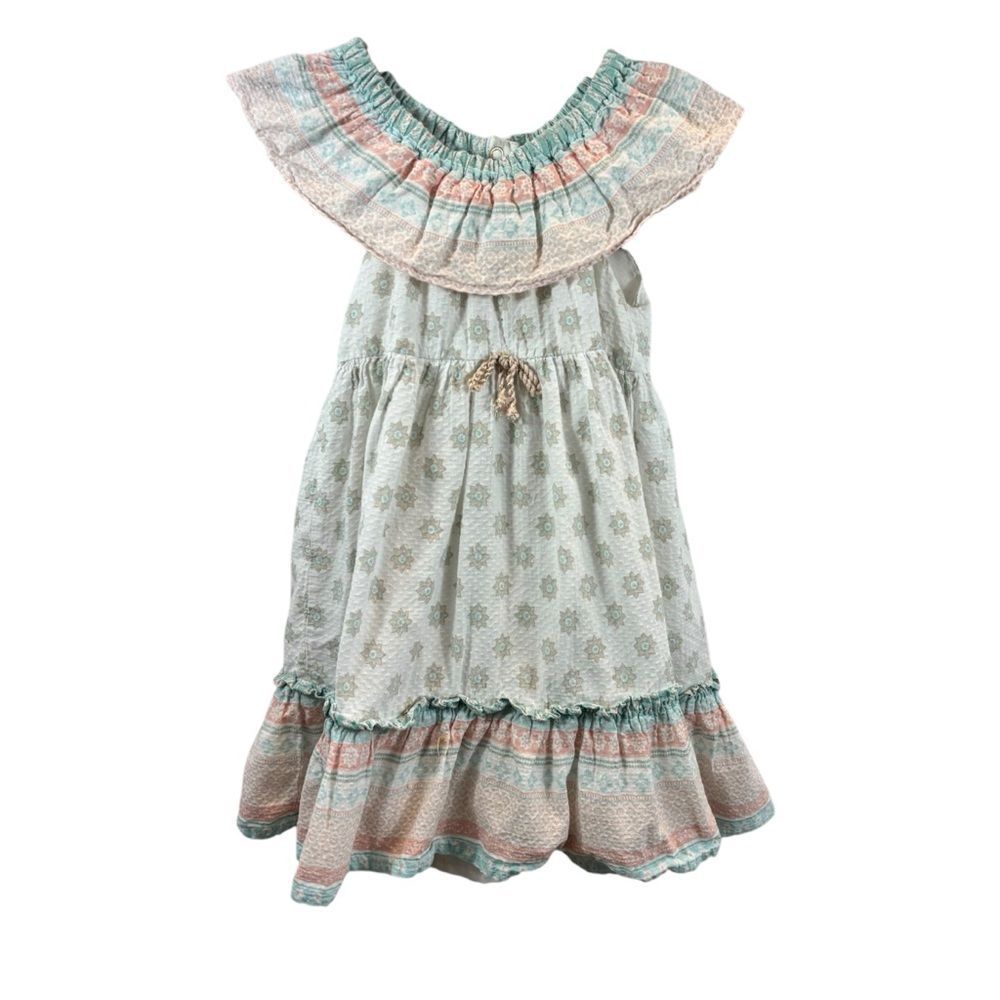 Joie Brand Toddler Sleeveless Textured Printed Dress Size 2T